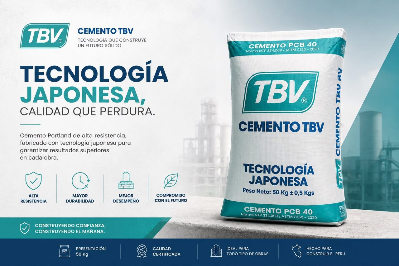 Cemento TBV 50 kg